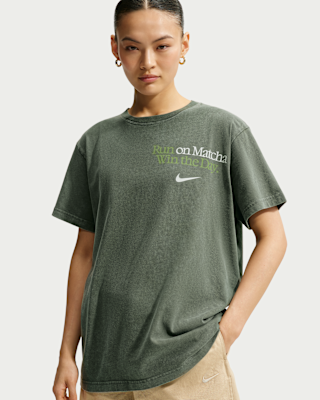 ★風車、ゴツNIKE Tシャツ グリーン Hanesボディ★ Nike Sportswear Women's Oversized T-Shirt. Nike.com